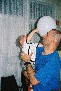 Tato, pumy ten balon wysooooko..
